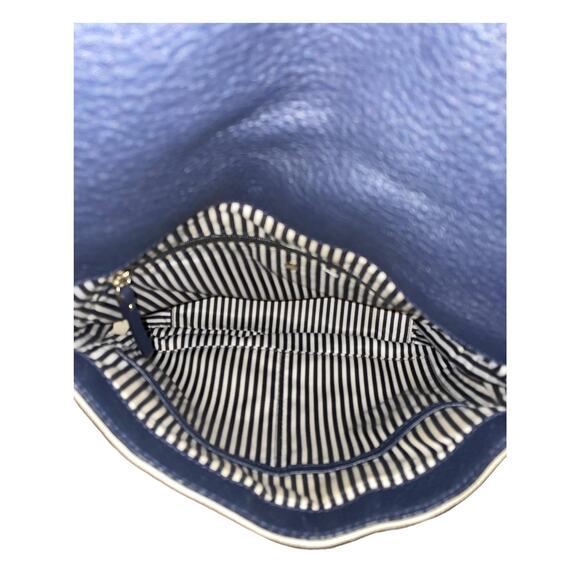 Kate Spade NY Navy Polka Dot Cobble Hill Canvas & Leather Devin Convertible Bag - Picture 8 of 10